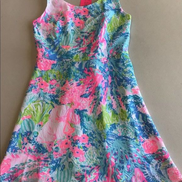 Lilly Pulitzer Daffodil Dress Fished My Wish - Picture 9 of 12